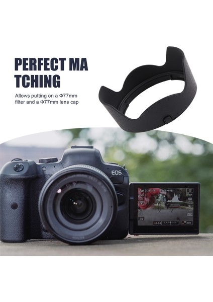 Lens Hood Kamera EW-83N 77MM Ters Yapraklı Çiçek Kapağı Koruyucu Canon Eosr R5 R6 Rp Rf 24-105MM F4 L Is Usm Lens (Yurt Dışından) indirimleri