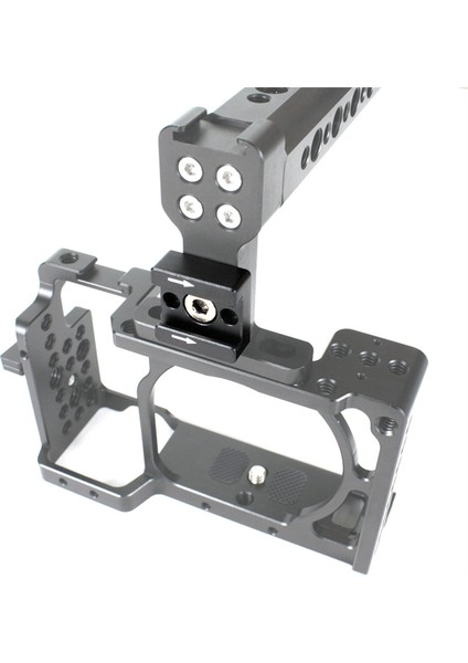 1set 1/4 Dişli Soğuk Sıcak Ayakkabı Montaj Adaptörü Dslr Kamera Kafes Takımı / Flaş / LED Işık / Mikrofon / Monitör Montajı Için (Yurt Dışından)