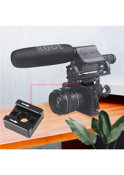 1set 1/4 Dişli Soğuk Sıcak Ayakkabı Montaj Adaptörü Dslr Kamera Kafes Takımı / Flaş / LED Işık / Mikrofon / Monitör Montajı Için (Yurt Dışından) modelleri