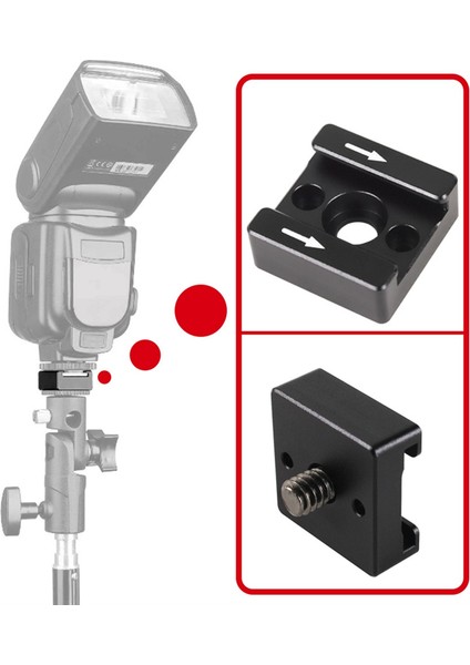 1set 1/4 Dişli Soğuk Sıcak Ayakkabı Montaj Adaptörü Dslr Kamera Kafes Takımı / Flaş / LED Işık / Mikrofon / Monitör Montajı Için (Yurt Dışından) fırsatları