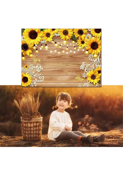 Ayçiçeği Arka Plan Fotoğraf Bezi 210X150CM Sarı Çiçek Duvar Bahçe Düğün Doğum Günü Fotoğrafçılığı Arka Plan Bezi (Yurt Dışından) fırsatları