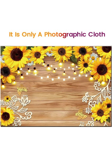 Ayçiçeği Arka Plan Fotoğraf Bezi 210X150CM Sarı Çiçek Duvar Bahçe Düğün Doğum Günü Fotoğrafçılığı Arka Plan Bezi (Yurt Dışından) indirimleri