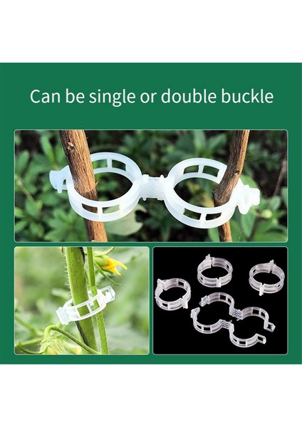 200 Adet Güvenli Plastik Bitki Klipsi, 2024 Yükseltme Bitki Destek Klipsleri, Tırmanma Bitkileri Için Bahçe Klipsleri (Yurt Dışından) fırsatları