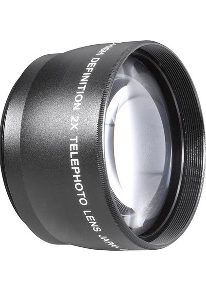 Canon Nikon Sony Pentax 18-55MM Için 55MM 2x Telefoto Lens Telekonvertörü (Yurt Dışından)