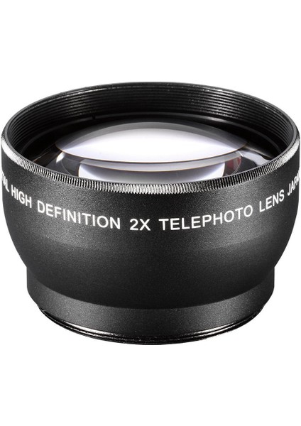 Canon Nikon Sony Pentax 18-55MM Için 55MM 2x Telefoto Lens Telekonvertörü (Yurt Dışından) fiyatları