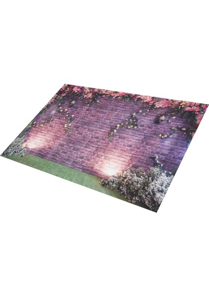 7X5FT Çiçek Duvar Fotoğrafçılığı Arka Planları Tuğla Arka Plan Bahar Stüdyo Arka Planı (Yurt Dışından) modelleri