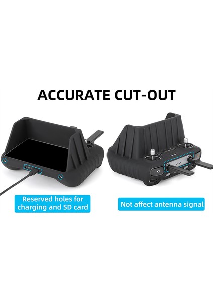 Sunnylıfe Djı Rc 2 Uzaktan Kumanda Silikon Kılıf Air 3 Düşmeye ve Çizilmeye Dayanıklı Koruyucu Kılıf Kapaksız, Siyah (Yurt Dışından) fiyatları