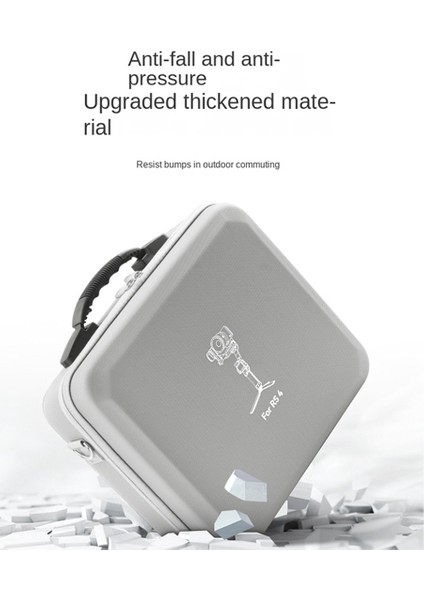 Anti-Basınç Saklama Kutusu Sert Kabuk Taşıma Çantası Bavul Djı Ronin Rs 4 Gimbal Sabitleyici Gri (Yurt Dışından) fırsatları