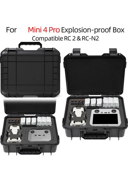 Djı Mini 4 Pro Saklama Kutusu Mini 4 Pro Patlamaya Dayanıklı Kılıf Taşınabilir Su Geçirmez Kutu Sert Kabuk Büyük Kapasiteli Kılıf (Yurt Dışından) fiyatları