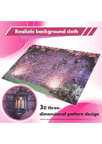 7X5FT Çiçek Duvar Fotoğrafçılığı Arka Planları Tuğla Arka Plan Bahar Stüdyo Arka Planı (Yurt Dışından) indirimleri