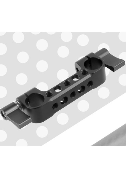 Dslr Kamera Çubuğu Omuz Desteği Için 1/4 Vida Delikli Hafif Çift 15MM Çubuk Kelepçe Ray Bloğu Takip Odaklı, A (Yurt Dışından) modelleri