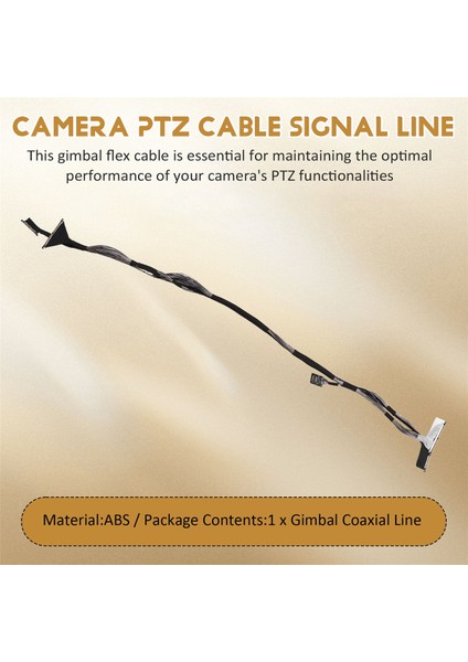 Mavic 3t Kamera Için Gimbal Koaksiyel Hattı Ptz Kablo Sinyal Hattı Iletim Esnek Tel (Yurt Dışından) fırsatları