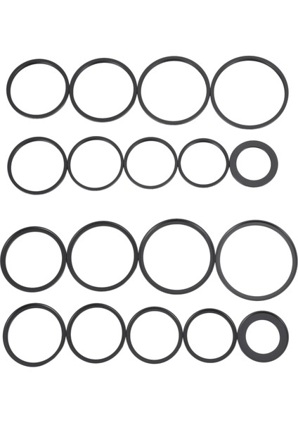 18 Adet Lens Filtre Halkası Adaptörü Adım Yukarı Aşağı 37-82MM Set Canon Nikon Kamera Için (Yurt Dışından)