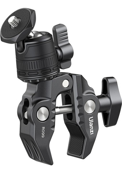 Ulanzi R099 Süper Kelepçe Kamera Montajı 360° Ayarlanabilir Mini Küre Başlığı, Gopro, Dslr, Monitör, Motosiklet Takımı Için Sihirli Kol (Yurt Dışından)