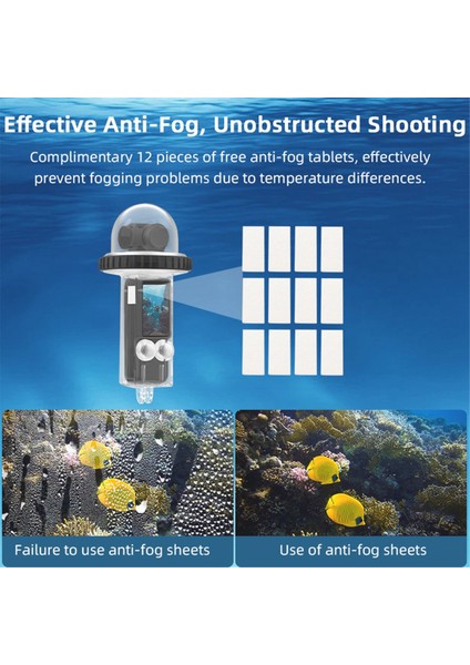 Dji Osmo Pocket 3 Aksiyon Kamera Muhafazası Koruyucu Dalış Montajı Için 40M Sualtı Su Geçirmez Kılıf (Yurt Dışından)