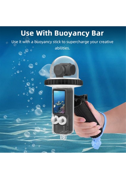 Dji Osmo Pocket 3 Aksiyon Kamera Muhafazası Koruyucu Dalış Montajı Için 40M Sualtı Su Geçirmez Kılıf (Yurt Dışından) fiyatları