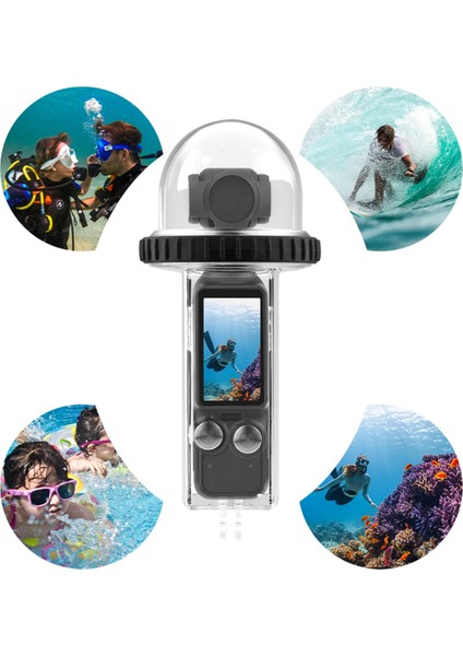Dji Osmo Pocket 3 Aksiyon Kamera Muhafazası Koruyucu Dalış Montajı Için 40M Sualtı Su Geçirmez Kılıf (Yurt Dışından) indirimleri