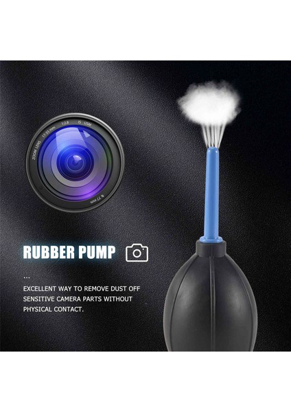 Kauçuk Hava Toz Üfleyici Temizleme Pompası Kamera Lensinden Tozu Temizlemek Için S6 (Yurt Dışından) modelleri