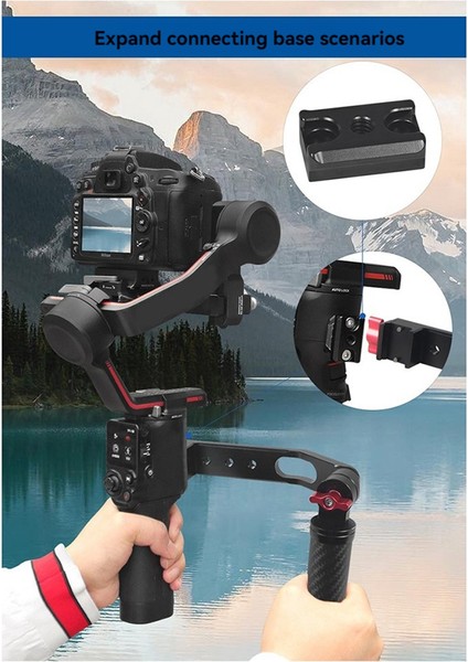 Djı Rc2/rs3 Gimbal Sabitleyici Için Kamera Tutacağı Pot Sapı Karbon Fiber Katlanabilir Yuva Yan Sapı A (Yurt Dışından) indirimleri