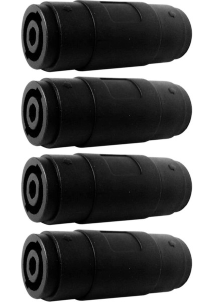 4pin Hoparlör/amp Speakon Dişi - Dişi Fiş Jakı Düz ​​bağlantı Kablosu Konektörü (4 Paket) (Yurt Dışından) fırsatları