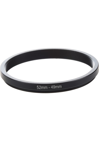 52MM-49MM 52MM Ila 49MM Siyah Adım Aşağı Halka Adaptörü Kamera Için (Yurt Dışından)