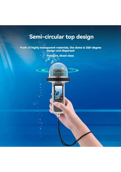 Djı Osmo Pocket 3 Kamera Sualtı Dalış Muhafaza Kapağı Koruyucu Kabuk Sörf Aksesuarları Için Su Geçirmez Kılıf A (Yurt Dışından) fırsatları