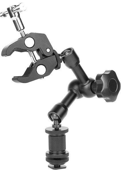 Magic Arm 7 Inç Eklemli Sürtünme Kolu Süper Kelepçe Ayarlanabilir Çubuk Kelepçe (Yurt Dışından)