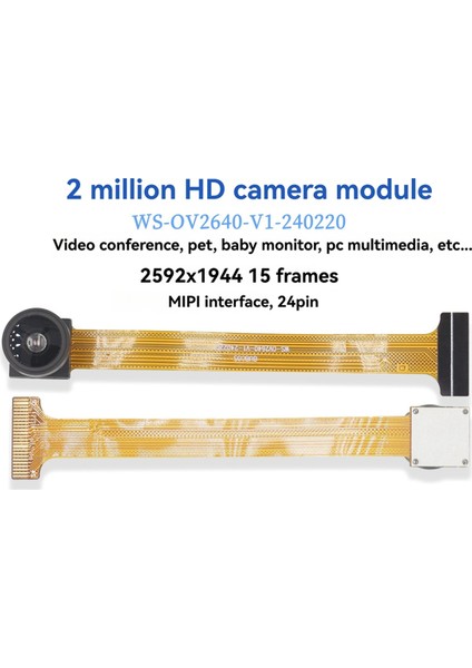 Adet OV2640 Kamera Modülü ESP32 Cam Kamera Modülü 2mp 160 Derece Dvp Arayüzü 24PIN Kamera Lens Modülü (Yurt Dışından) modelleri
