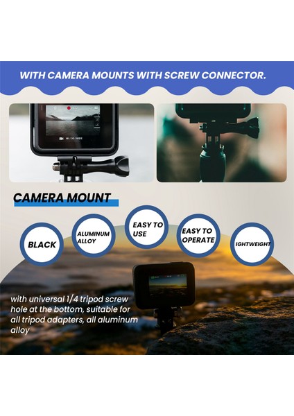 Cnc Alüminyum Alaşımlı Mini Tripod Montajı Açık Hava Spor Kamera Tabanı Adaptörü Tüm 1/4 Inç Vida Monopod Aksesuarları Için (Yurt Dışından) indirimleri