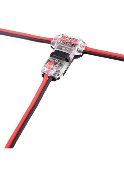 Kablo Konnektörleri - Alçak Gerilim T Tap Kablo Konektörü, 3 Yollu Kablo Konektörü, T Tipi 2 Pimli Lehimsiz 24-20 Awg'ye Uygun 12 Paket (Yurt Dışından) fiyatları