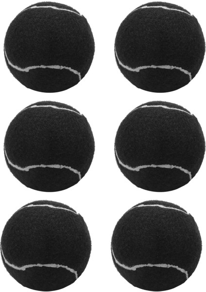 6 Adet Paket Tenis Topları Aşınmaya Dayanıklı Elastik Eğitim Topları 66MM Bayanlar Yeni Başlayanlar Uygulama Tenis Topu, Siyah (Yurt Dışından) fiyatları