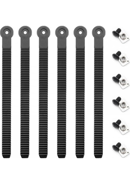 6 Adet Snowboard Ayak Bileği Merdiven Kayışı, Paten Ayakkabı Kayışı Snowboard Merdiven Kayışı Bağlama Vidalarla Değiştirme (Yurt Dışından) fiyatları