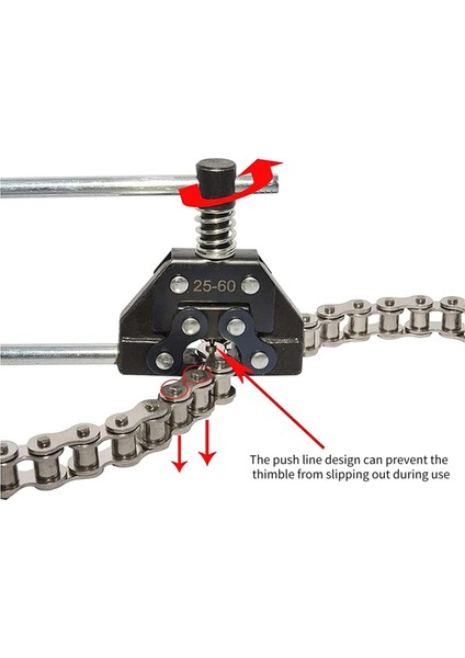 Motosiklet Bisiklet Zincir Aleti Bağlantı Ayırıcı Silindir Zincir Bisiklet Go Kart Atv Zincirleri 25H-60H Zincirler Için Yedek Alet (Yurt Dışından) indirimleri