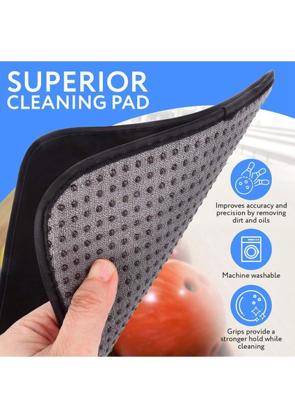 Bowling Topu Havlusu 2 Paket 8 x 8 Inç - Kiri ve Yağı Temizleyen Bowling Havlusu - Bowling Topu Aksesuarları (Yurt Dışından) modelleri