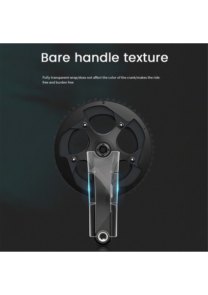 Bisiklet Krank Koruyucu Film Kapağı Tpu Film Çarpışma Önleyici Mtb Krank Şeffaf Etiket Da R9100 Için (Yurt Dışından) fırsatları