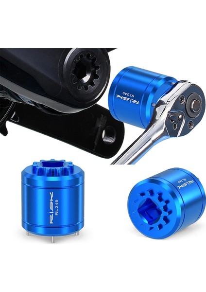Rısk 2'si 1 Arada Bisiklet Dub Krank Takımı Kapağı Çıkarma Aleti Xtr M9100 Orta Göbek Krank Vidası Çıkarma Aleti (Yurt Dışından) modelleri