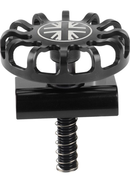 Katlanır Bisiklet Menteşe Kelepçe Cnc Alüminyum Alaşımlı C Toka Brompton Bisiklet Menteşe Klip Bisiklet Aksesuarları, Siyah (Yurt Dışından)