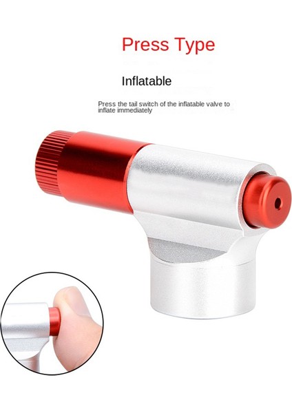 Co2 Bisiklet Pompası Bisiklet Için Alüminyum Alaşımlı Tip Şişirme Bisiklet Pompa Kafası Mini Bisiklet Pompası Schrader Vana Uyumlu (Yurt Dışından) indirimleri