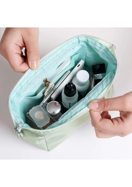 3 Adet Su Geçirmez Kozmetik Çantası Seyahat Taşınabilir Makyaj Tuvalet Çantası Çok Fonksiyonlu Saklama Çantası (Siyah, Pembe, Yeşil) (Yurt Dışından) fırsatları