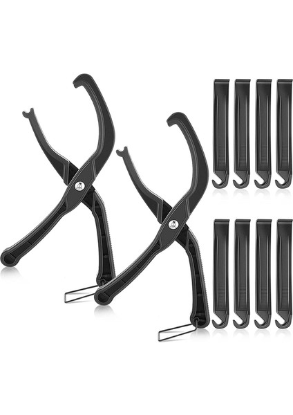 10 Adet Bisiklet Lastiği Kolu Seti Bisiklet Lastiği Kolları Emek Tasarrufu Bisiklet Tamir Aracı Kaşık Lastik Sökücü Kelepçe Bisiklet Aksesuarları (Yurt Dışından)
