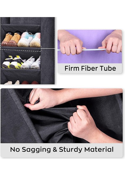 Büyük Derin Cepli Dolap Için Kapı Üstü Ayakkabı Düzenleyici, Kapıya Asılan Önyükleme Depolama Için Dar Ayakkabı Rafı (Yurt Dışından) fiyatları