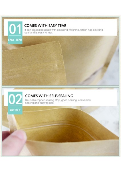 50 Adet Fırın Poşetleri Şeffaf Pencereli Kağıt Poşet Sızdırmazlık Yağ Geçirmez Kraft Kağıt Poşet Gıda Atıştırmalıkları Kurabiye Poşeti 14X20X4CM (Yurt Dışından) indirimleri