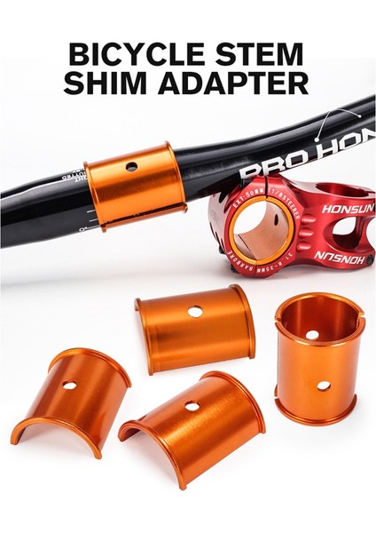 Bisiklet Gidonu Shim Ara Parçası 31.8 Ila 35MM Gidon Delik Adaptörü Mtb Yol Bisikleti Gövde Azaltma Manşonu Ara Parçası (Yurt Dışından) fiyatları