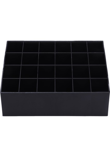 24 Ruj Tutucu Organizatör Ruj Tutucu Ekran Tutucu Kozmetik Siyah (Yurt Dışından) fiyatları