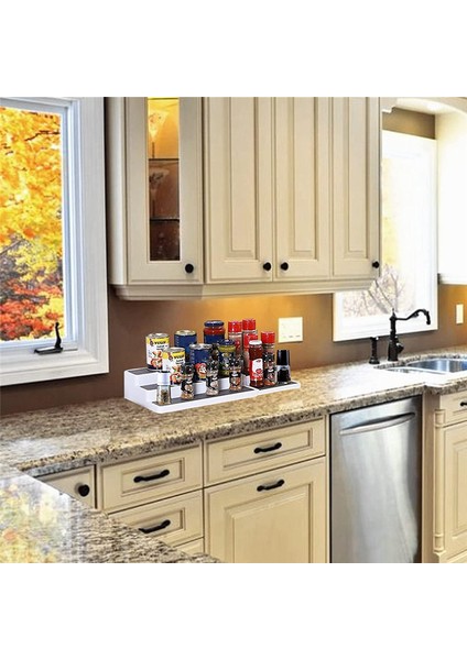 3 Katlı Genişletilebilir Raf Baharat Düzenleyici, Kaymayan Düzenleyici Raf Mutfak Dolabı Için Mutfak Baharat Düzenleyici (Yurt Dışından) modelleri