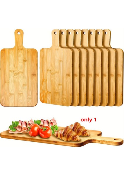 Saplı Bambu Kesme Tahtası Ahşap Bambu Servis Tahtası Pizza Sebze Et Için Mutfak Doğrama Tahtaları (Yurt Dışından) fırsatları