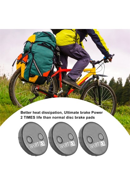 Aons Kaliper Için 4 Çift Bisiklet Disk Fren Balataları, Çapı 21.5mm Yuvarlak Pedler, Spor Ex Sınıfı Reçine (Yurt Dışından) fırsatları