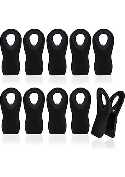 Manyetik Çip Klipsleri - Gıda Paketleri Için Sıkı Sızdırmazlık Torbası Klipsleri, Çip Çanta Klipsi ve Mutfak Depolama, 10 Adet (Yurt Dışından)