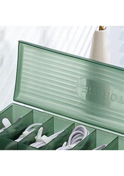 B-Şeffaf Veri Kablosu Saklama Kutusu Plastik Veri Hattı Saklama Kabı Masa Kulaklık Kırtasiye Depolama Için (Yurt Dışından) indirimleri