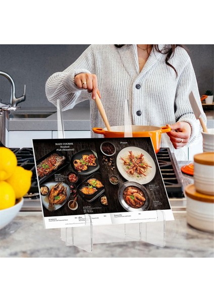 Akrilik Yemek Kitabı Tutucusu Tarif Kitabı Tutucusu Tarif Kitabı Tutucusu Mutfak Tezgahı Için Tarif Kitabı Sergileme Rafı (Yurt Dışından) fiyatları